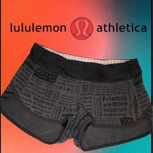 Lululemon Speed Shorts *Special Edition*